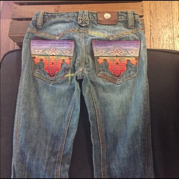 Vintage embroidered Anthropologie jeans - Picture 4 of 5